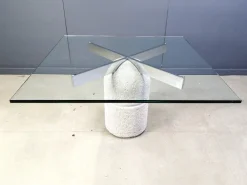 Pamono Paracarro Dining Table by Giovanni Offredi for Saporiti, 1970s Clearance