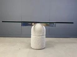 Pamono Paracarro Dining Table by Giovanni Offredi for Saporiti, 1970s Clearance