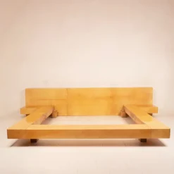 Pamono Parchment Bed by Aldo Tura for Tura Milano, 1960s Discount