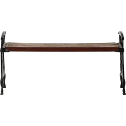 Pamono Parkbänk Nr 2 Bench in Cast Iron and Painted Wood attributed to Folke Bensow, 1920s Sale