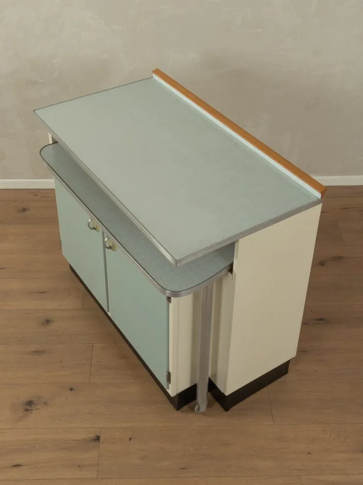 Pamono Pastel Kitchen Cabinet with Table, 1950s New