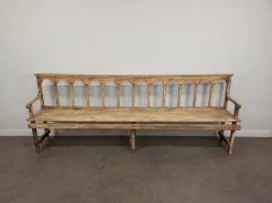 Pamono Patinated Church Bench in Fir Outlet
