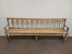 Pamono Patinated Church Bench in Fir Outlet