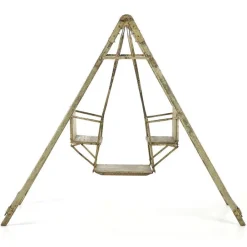 Pamono Patinated Iron Outdoor Swing Discount