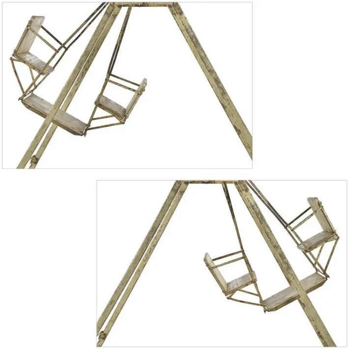 Pamono Patinated Iron Outdoor Swing Discount