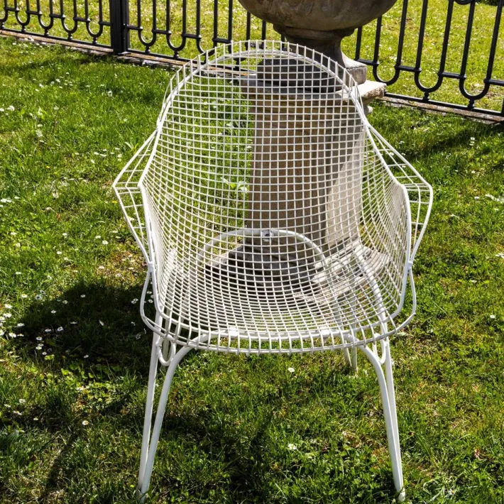 Pamono Patio Furniture Set, Italy, 1950s, Set of 6 Outlet