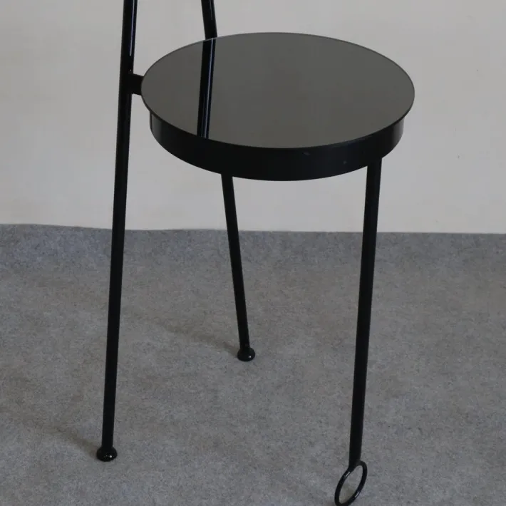 Pamono Philippe Starck Style Black Dressing Table from the 90s, Made in Italy by Philippe Starck