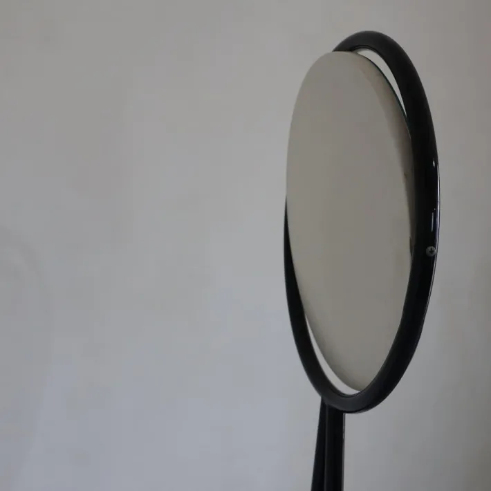 Pamono Philippe Starck Style Black Dressing Table from the 90s, Made in Italy by Philippe Starck