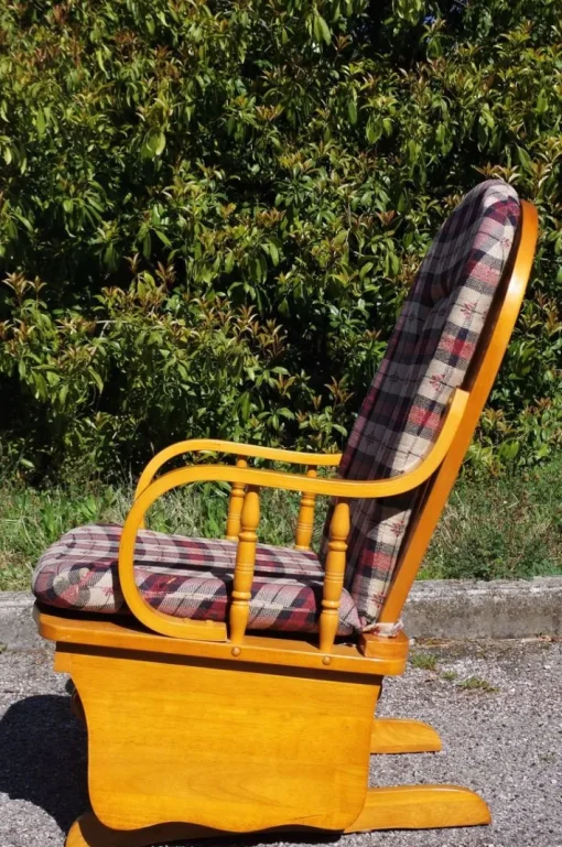 Pamono Pine Rocking Chair, 1970s Online