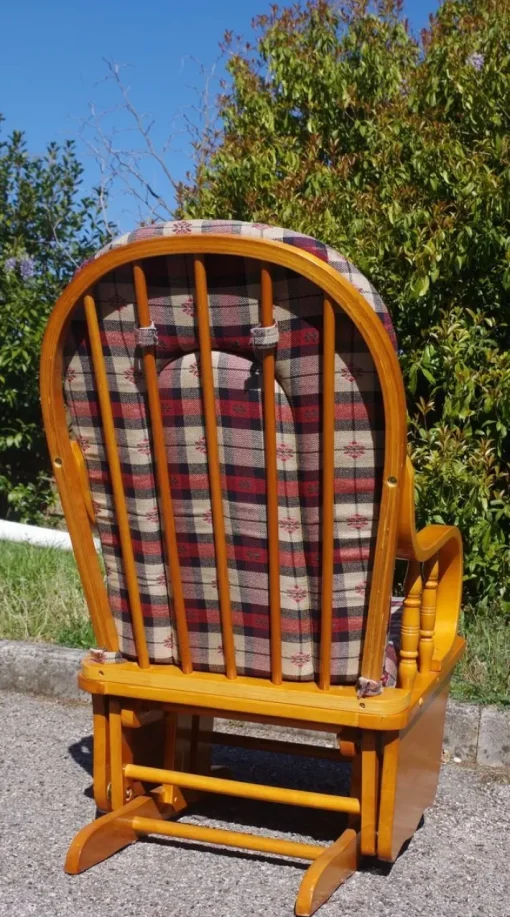 Pamono Pine Rocking Chair, 1970s Online