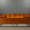 Pamono Pinewood Double Bed, Germany, 1950s Sale