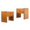 Pamono Pinewood Nightstands from Charlotte Perriand, 1970s, Set of 2 Online