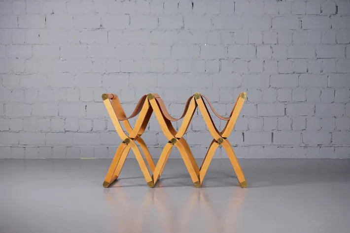 Pamono Pippa Folding 3 Seater Bench by Rena Dumas for Hermès Paris Sale