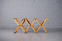 Pamono Pippa Folding 3 Seater Bench by Rena Dumas for Hermès Paris Sale