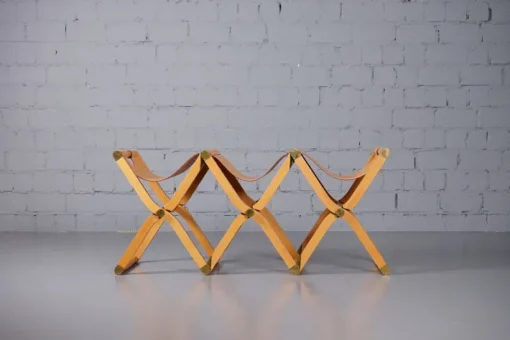 Pamono Pippa Folding 3 Seater Bench by Rena Dumas for Hermès Paris Sale