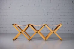 Pamono Pippa Folding 3 Seater Bench by Rena Dumas for Hermès Paris Sale