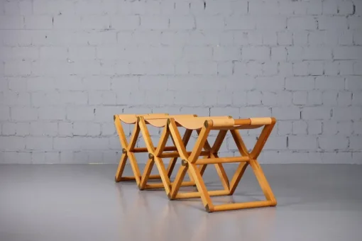 Pamono Pippa Folding 3 Seater Bench by Rena Dumas for Hermès Paris Sale