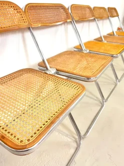 Pamono Plia Folding Chairs by Giancarlo Piretti for Castelli, 1970s, Set of 6 Hot