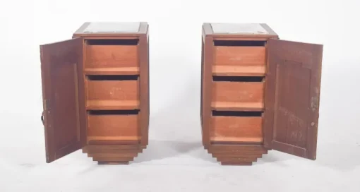 Pamono Portuguese Art Deco Bedside Tables, 1920, Set of 3 Online