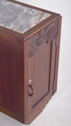 Pamono Portuguese Art Deco Bedside Tables, 1920, Set of 3 Online