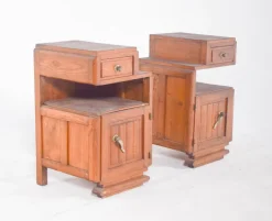 Pamono Portuguese Art Deco Bedside Tables, 1920, Set of 2 Best