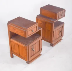 Pamono Portuguese Art Deco Bedside Tables, 1920, Set of 2 Best