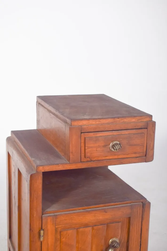 Pamono Portuguese Art Deco Bedside Tables, 1920, Set of 2 Best