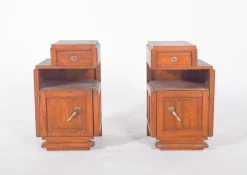 Pamono Portuguese Art Deco Bedside Tables, 1920, Set of 2 Best