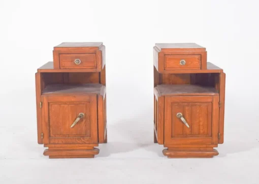 Pamono Portuguese Art Deco Bedside Tables, 1920, Set of 2 Best