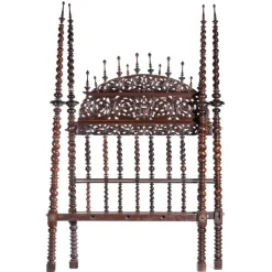 Pamono Portuguese Bobbin Bed in Rosewood Clearance