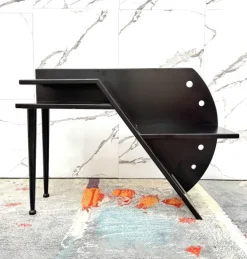 Pamono Postmodern Bench with Coffee Table and Magazine Holder attributed to Paul Pallucco, 1980s Best