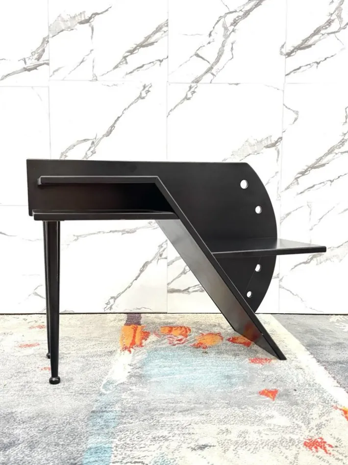 Pamono Postmodern Bench with Coffee Table and Magazine Holder attributed to Paul Pallucco, 1980s Best