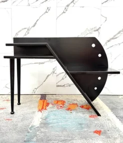Pamono Postmodern Bench with Coffee Table and Magazine Holder attributed to Paul Pallucco, 1980s Best