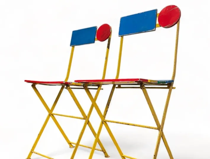 Pamono Postmodern Bistro Chair by Denis Balland for Fermob, France, 1985 Best