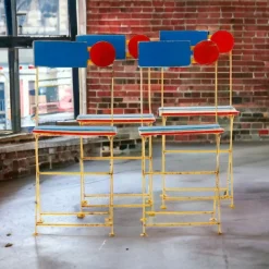 Pamono Postmodern Bistro Chair by Denis Balland for Fermob, France, 1985 Best