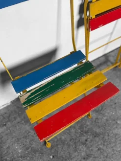 Pamono Postmodern Bistro Chair by Denis Balland for Fermob, France, 1985 Best