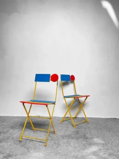 Pamono Postmodern Bistro Chair by Denis Balland for Fermob, France, 1985 Best