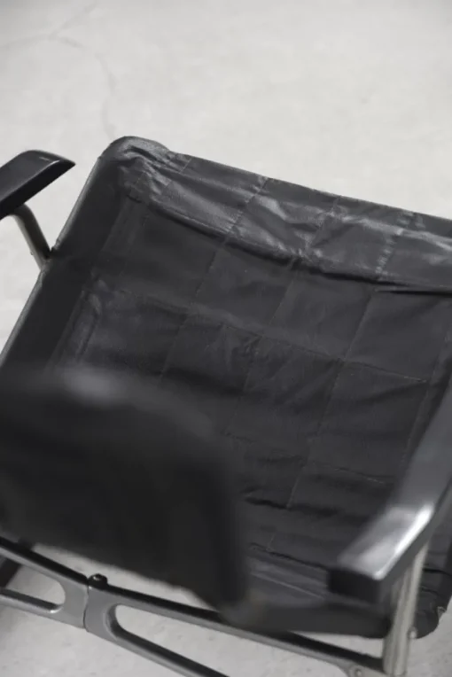 Pamono Postmodern Black Leather Rocking Chair by Takeshi Nii, 1950s Best