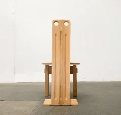 Pamono Postmodern Brutalist Wooden Children Chair, 1990s Outlet