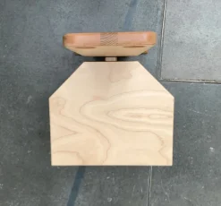 Pamono Postmodern Brutalist Wooden Children Chair, 1990s Outlet