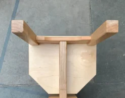 Pamono Postmodern Brutalist Wooden Children Chair, 1990s Outlet