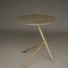 Pamono Postmodern Industrial Metal Garden Table, 1980s Clearance