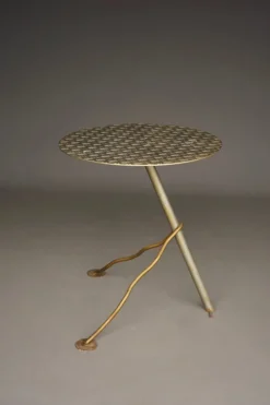 Pamono Postmodern Industrial Metal Garden Table, 1980s Clearance
