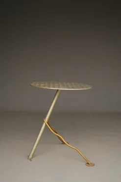 Pamono Postmodern Industrial Metal Garden Table, 1980s Clearance