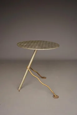 Pamono Postmodern Industrial Metal Garden Table, 1980s Clearance