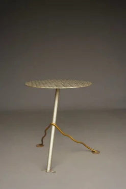 Pamono Postmodern Industrial Metal Garden Table, 1980s Clearance