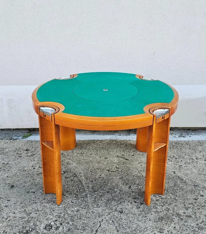 Pamono Postmodern Joker Poker or Game Table attributed to Jaime Tresserra, Spain, 1987 Best