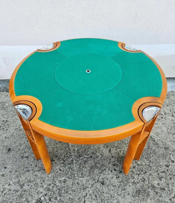 Pamono Postmodern Joker Poker or Game Table attributed to Jaime Tresserra, Spain, 1987 Best