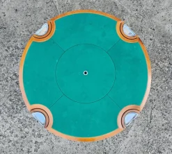 Pamono Postmodern Joker Poker or Game Table attributed to Jaime Tresserra, Spain, 1987 Best