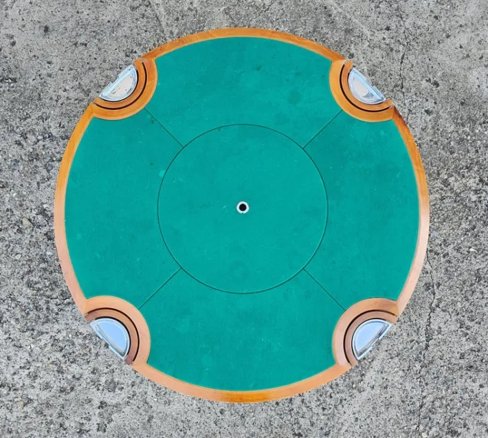 Pamono Postmodern Joker Poker or Game Table attributed to Jaime Tresserra, Spain, 1987 Best